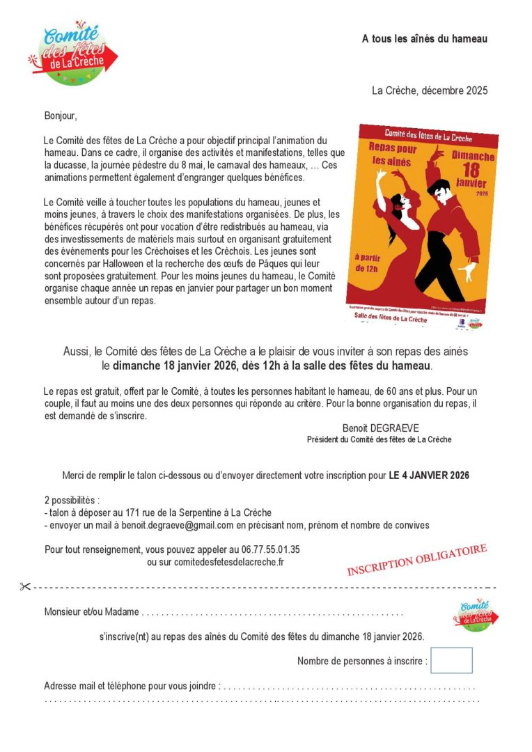 2026 invit repas aines du comite