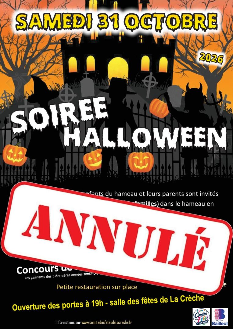 2026 affiche soiree halloween